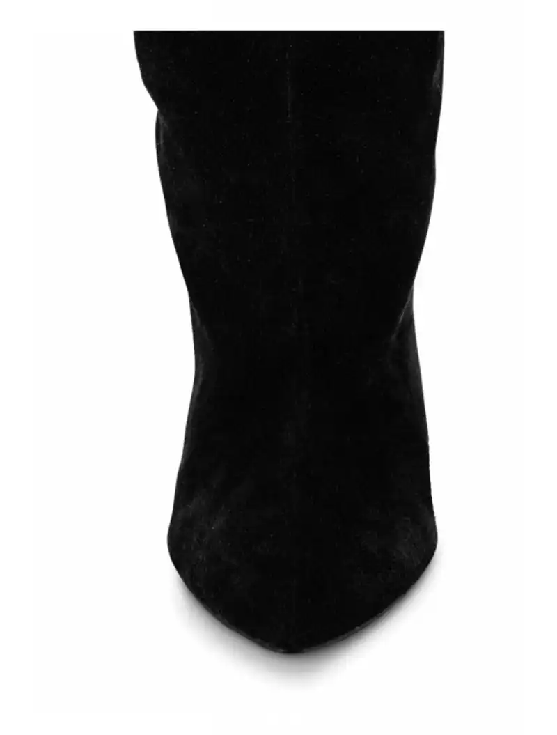 Cizme Fronsate Black