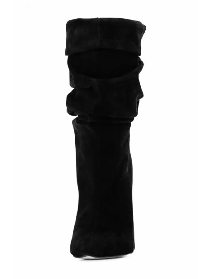 Botine Fronsate Black