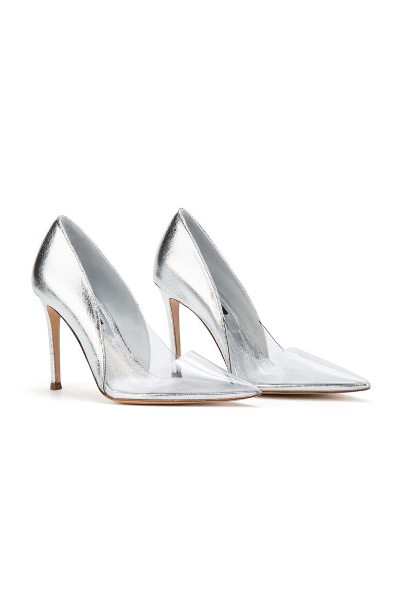 Pantofi Calista Plexi Silver