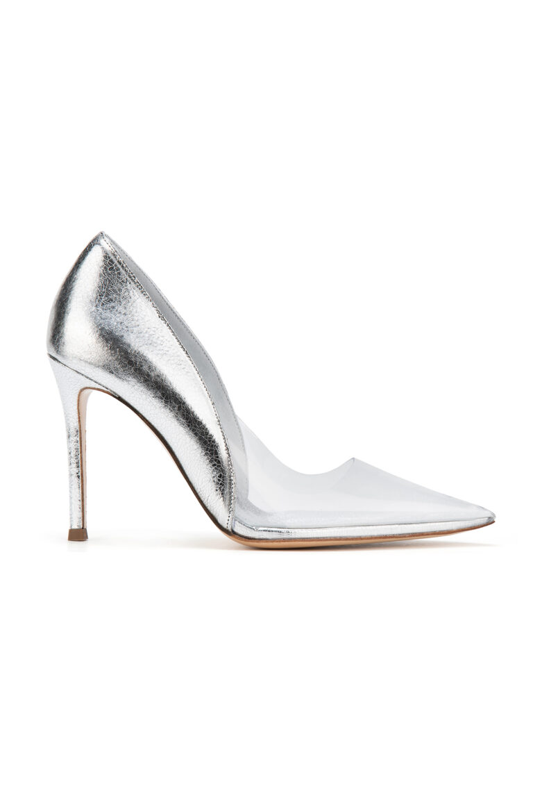 Pantofi Calista Plexi Silver