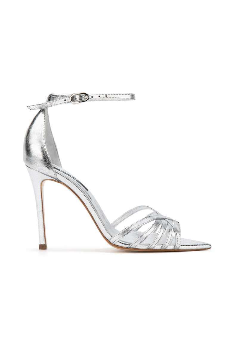 Sandale elegante cu toc – Valeria Silver Ediție limitată